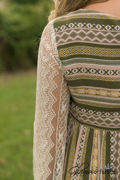 Greenlee Tunic/Dress - Olive/Multi