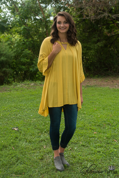 Gwendolyn Tunic - Mustard