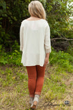 Heather Lace Top - Ivory