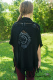 Heirloom Fringe Cardigan - Black