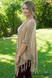 Heirloom Fringe Cardigan - Mocha