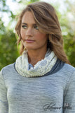 Ice Castles Lace Tunic/Dress - Heather Gray