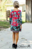 Isabella Tunic/Dress - Dark Coral