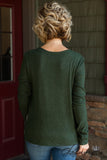 Jasmine Floral Top - Olive