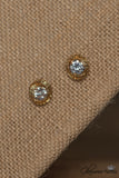 Just My Size Earring - Gold/Clear