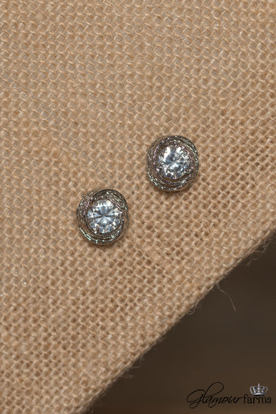 Just My Size Earring - Silver/Clear