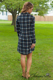 Kirby Hill Plaid Tunic/Dress - Black/Multi