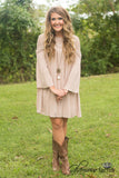 Laurel Lace Dress - Taupe