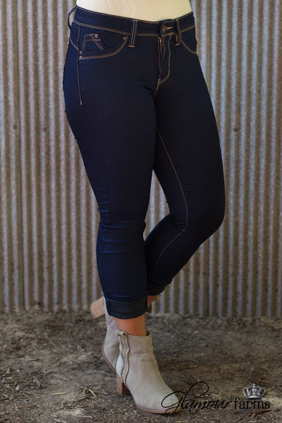 Lauren Skinny Jegging - Dark Wash