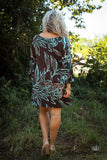 *1 LEFT - 3XL* Curvy| Made You Look Dress - Dark Brown