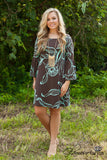 Made You Look Dress - Dark Brown