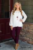 Magnolia Lace Top - Ivory