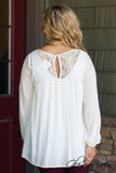 Magnolia Lace Top - Ivory