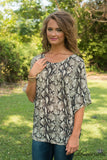 Mandalay Bay Top - Ivory/Animal