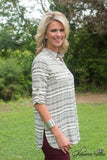 Melbourne Top/Tunic - Ivory/Black
