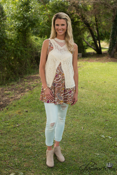 Misty Morning Tunic/Dress - Ivory/Multi
