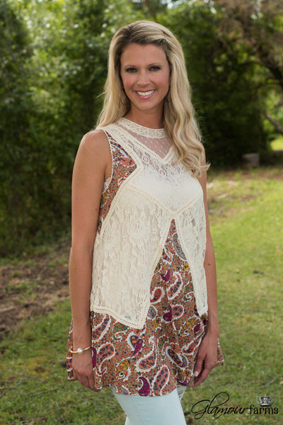 Misty Morning Tunic/Dress - Ivory/Multi