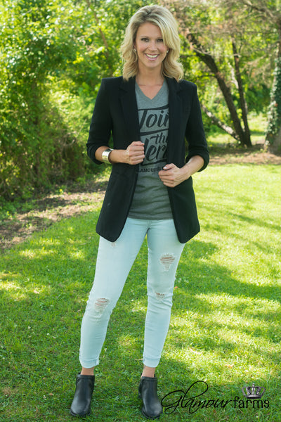 My Boyfriend's Back Blazer - Black