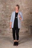 My Boyfriend's Back Blazer - Heather Gray