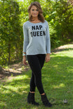 Nap Queen Top - Heather Gray
