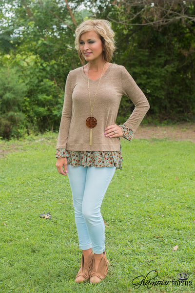 New Liberty Top - Heather Mocha