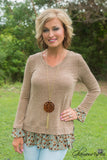 New Liberty Top - Heather Mocha