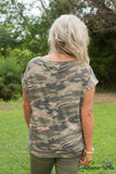 Curvy| Now You See Me Top - Camo