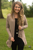 On The Run Cardigan - Taupe