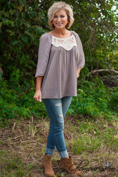 One Chic Chick Top - Mauve