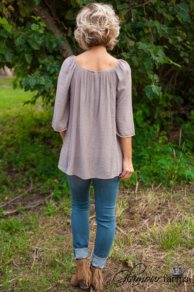 One Chic Chick Top - Mauve