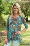 *1 LEFT - 3XL* Curvy| Pretty Please Tunic - Mocha