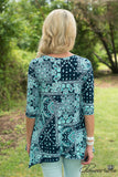 *1 LEFT - 3XL* Curvy| Pretty Please Tunic - Navy
