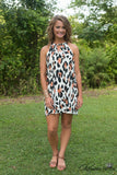 Rare Beauty Tank Tunic/Dress - Ivory/Animal