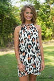 Rare Beauty Tank Tunic/Dress - Ivory/Animal
