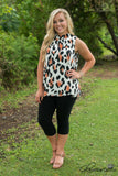 Rare Beauty Top - Ivory/Animal
