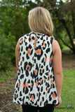 Rare Beauty Top - Ivory/Animal