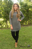 Remember When Tunic/Dress - Heather Gray