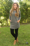 Remember When Tunic/Dress - Heather Gray