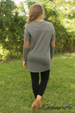 Remember When Tunic/Dress - Heather Gray