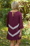 Ruby Star Tunic/Dress - Burgundy