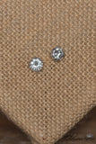 Sassy Solitaire Earring - Silver/Clear