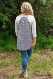 Sedona Sunset Top - Heather Gray