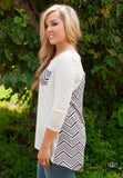Sedona Sunset Top - Heather Gray