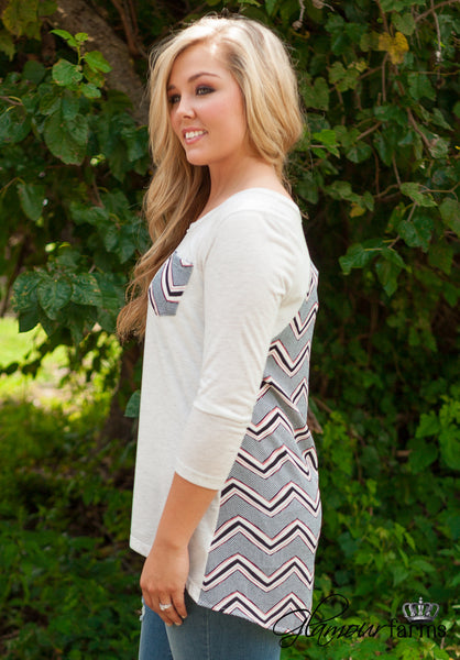 Sedona Sunset Top - Heather Gray