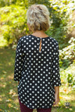 Seeing Spots Top - Black