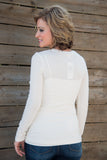 *RESTOCK* Simply Basic Long Sleeve Tee - White