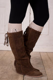 Snowy Days Leg Warmers - Beige