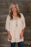 Curvy| Southern Queen Top - Natural