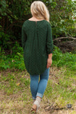 The Arabesque Top/Tunic - Dark Olive