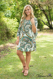 The Coby Tunic/Dress - Ivory/Multi